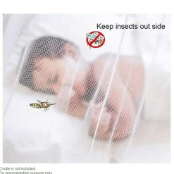 Essential White Cot Mosquito Net (Net Only)