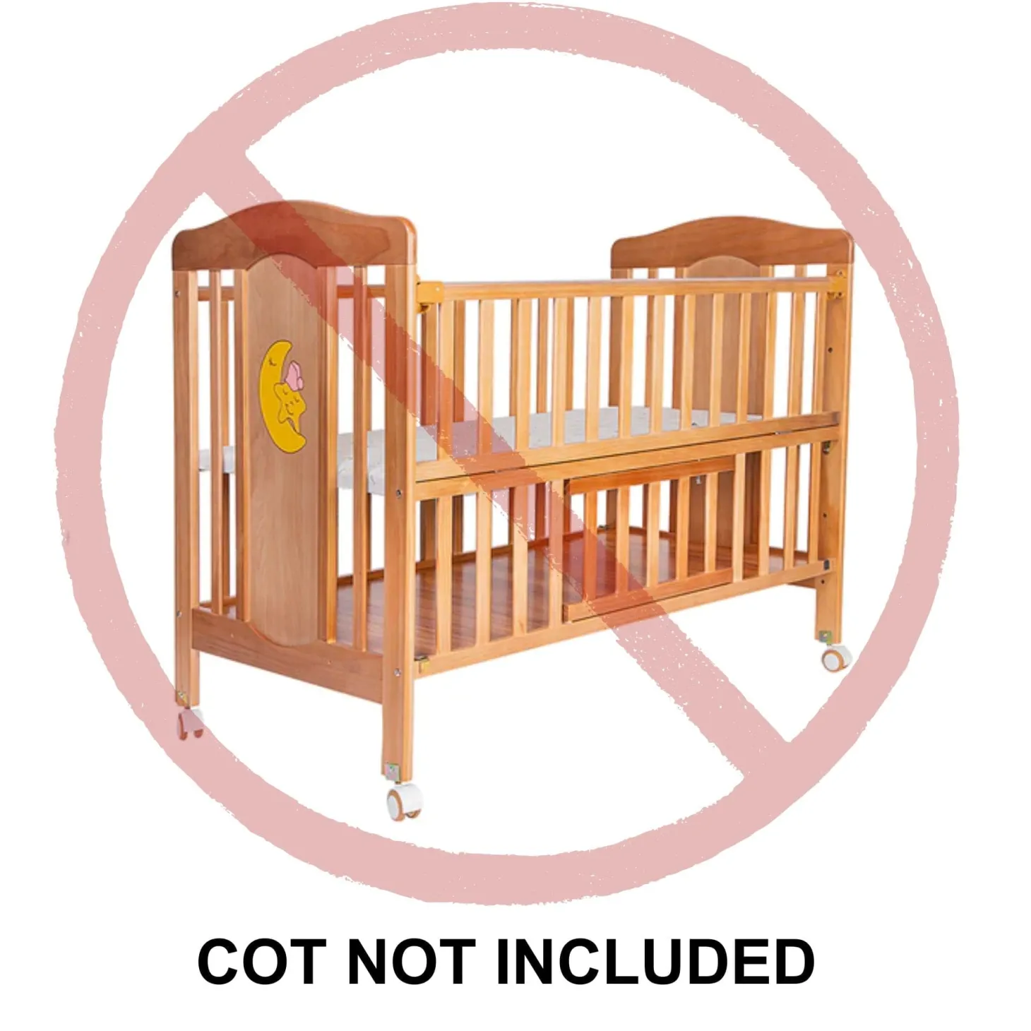 Essential White Cot Mosquito Net (Net Only)