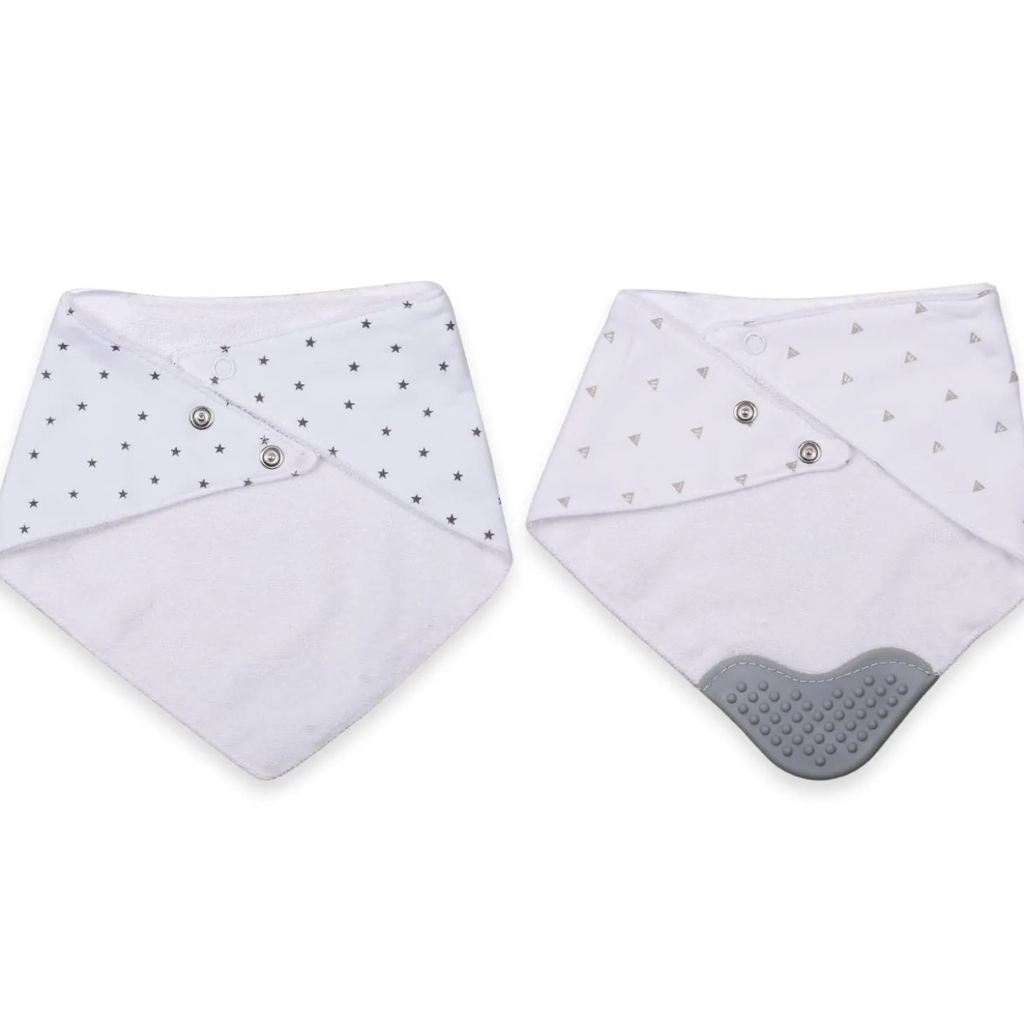 Feeding Bandana Bibs Pack Of 2 Mummy Baby Elephant White