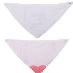 Feeding Bandana Bibs Pack Of 2 Mummy's Little Flower Pink