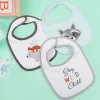 Feeding Bibs Pack Of 3 Wild Child White And Mint Green