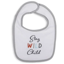 Feeding Bibs Pack Of 3 Wild Child White And Mint Green
