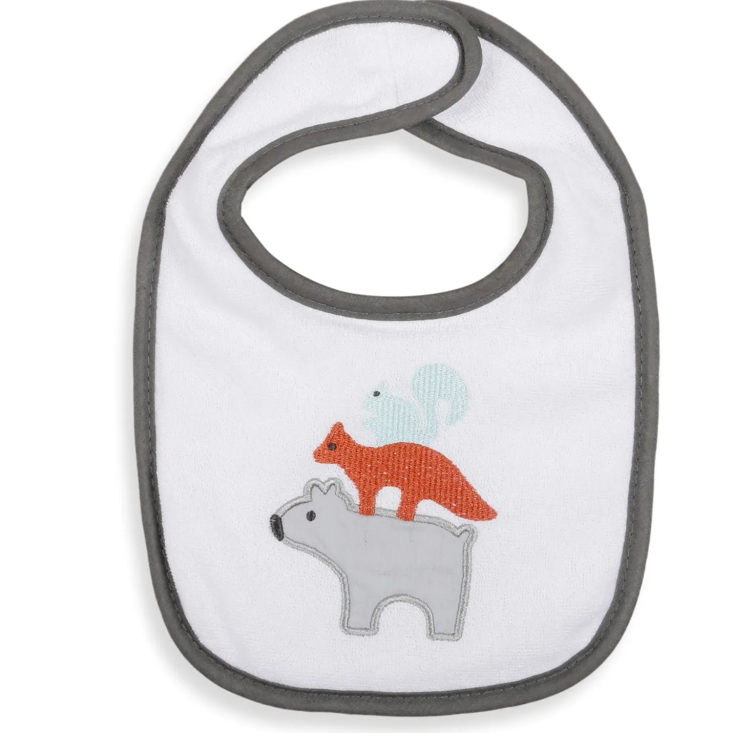 Feeding Bibs Pack Of 3 Wild Child White And Mint Green
