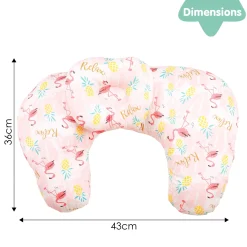 Flamingo Pink Feeding Pillow