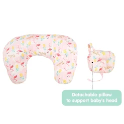 Flamingo Pink Feeding Pillow