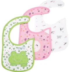 Floral Multicolour 3 Pk Bibs