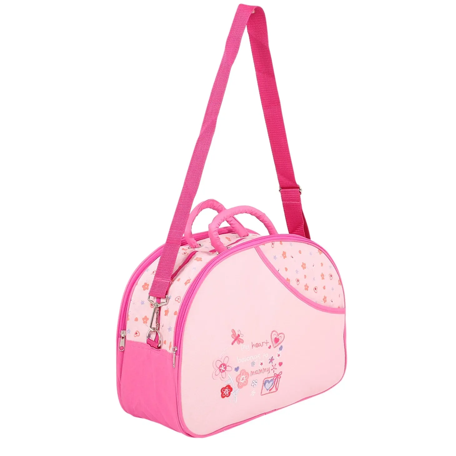 Floral Pink Diaper Bag