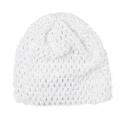 Floral White Socks And Cap Set