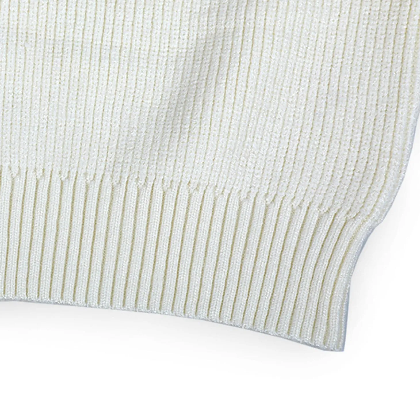 Flowers And Frills Premium Full Sleeves Knitted Sweater - Off White