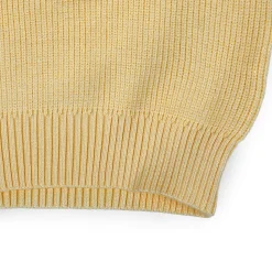 Flowers And Frills Premium Full Sleeves Knitted Sweater - Yellow
