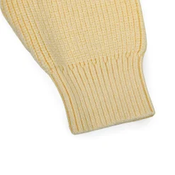 Flowers And Frills Premium Full Sleeves Knitted Sweater - Yellow