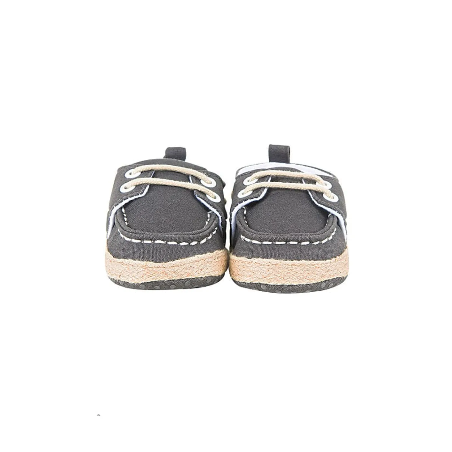 Formal Grey Baby Boat Shoes