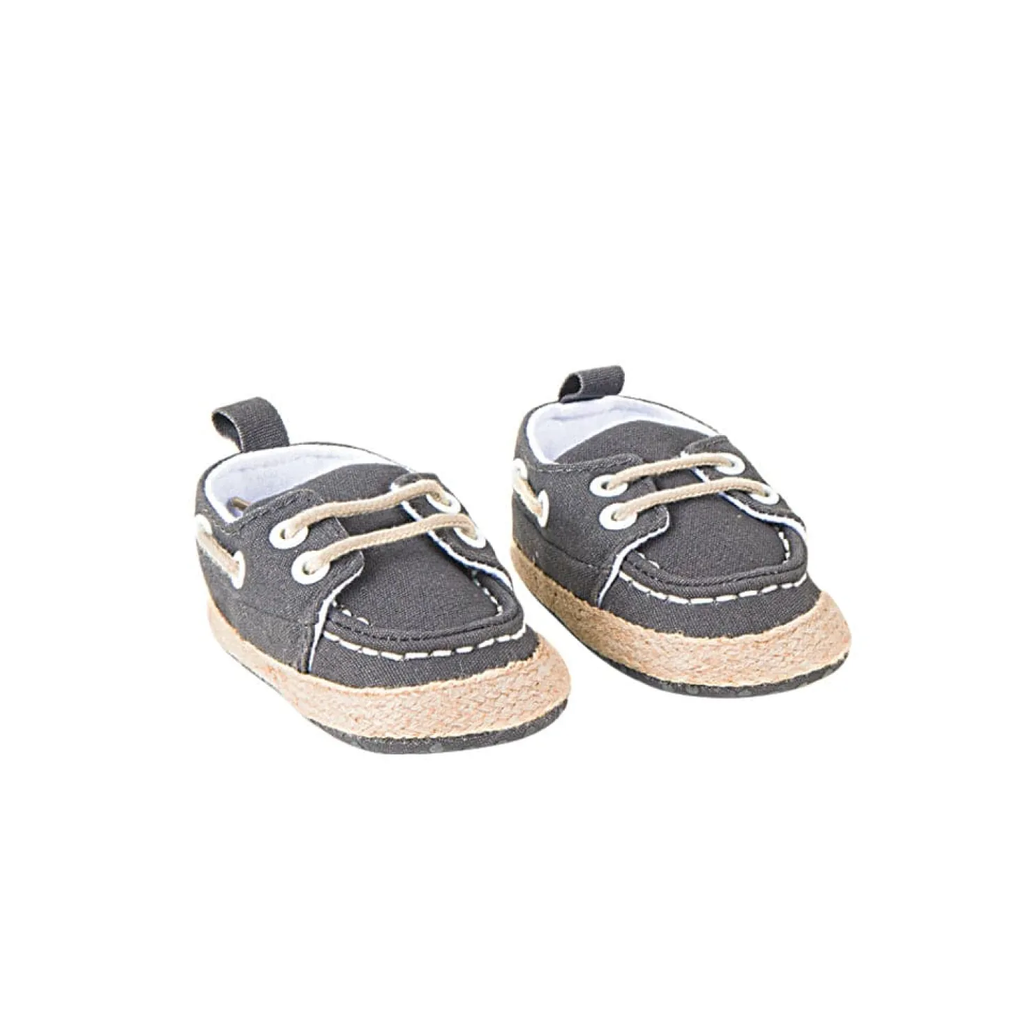 Formal Grey Baby Boat Shoes