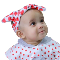 Fruitilicious Bow Knot Headbands 2 Pcs - Red