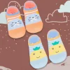 Fruits And Kitty Blue And Orange 2 Pk Socks