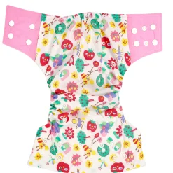 Fruity Fun Pink And Multicolour Reusable Diaper
