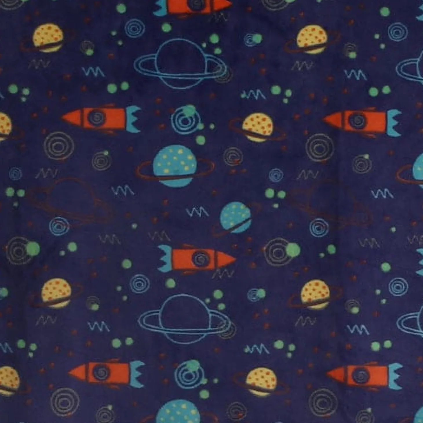 Galaxy Dark Blue Fur Blanket