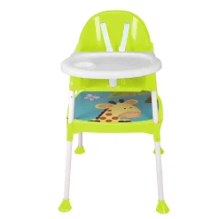 Giraffe Lime Green High Dining Chair