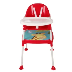 Giraffe Red High Dining Chair