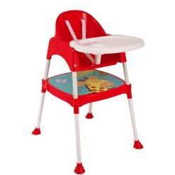 Giraffe Red High Dining Chair