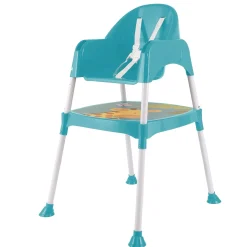 Giraffe Teal High Dining Chair