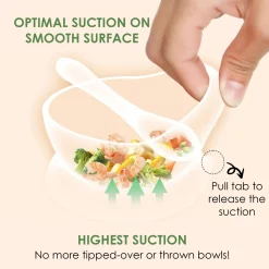 Green Silicon Bowl And Spoon Set