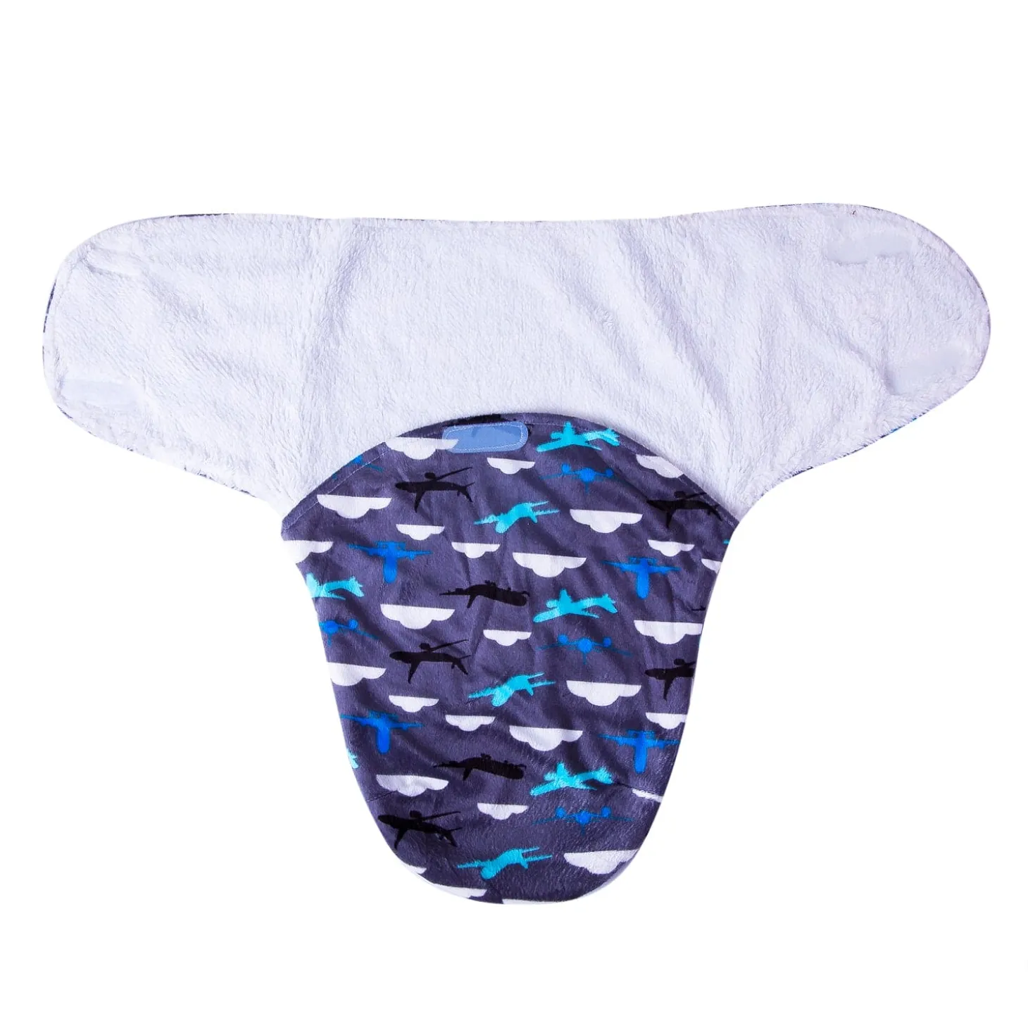 Grey Fur Swaddle
