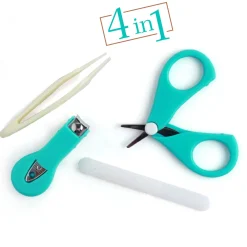 Grooming My Star Turquoise 4 Pcs Nail Clipper Set