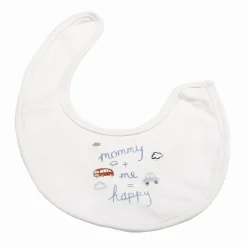 Happy Mommy Daddy Blue 3 Pk Bibs