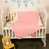 Heart Pink Medium Muslin Blanket