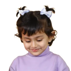 Hecuba Bows Hair Clips Set 6 Pcs - Purple