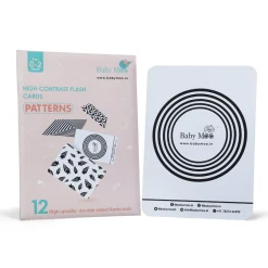 High Contrast Flash Cards 36 Cards - Bundle of Animals And Objects And Vehicles And Patterns