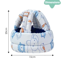 I Love Animals Blue Cushioned Safety Helmet