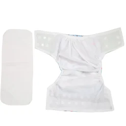 I Love Animals Green And Blue Reusable Diaper
