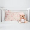 I Love Animals Pink Pillow