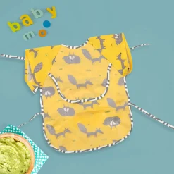 I Love Animals Yellow Wear Me Bib