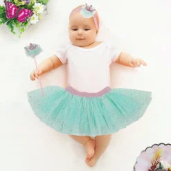 Icy Princess Blue Tutu Skirt And Accessory Set