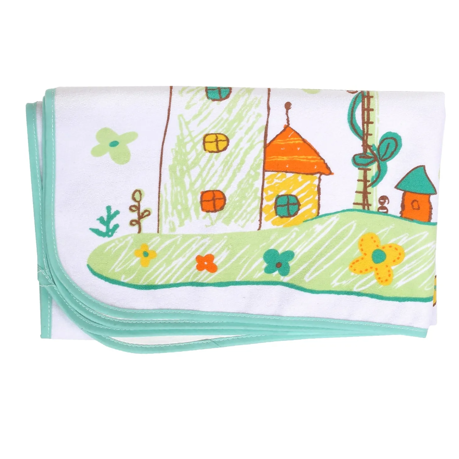 Imaginary World Green Water-resistant Bed Protector