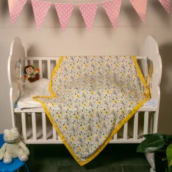 Into The Wild Yellow Bamboo Blanket