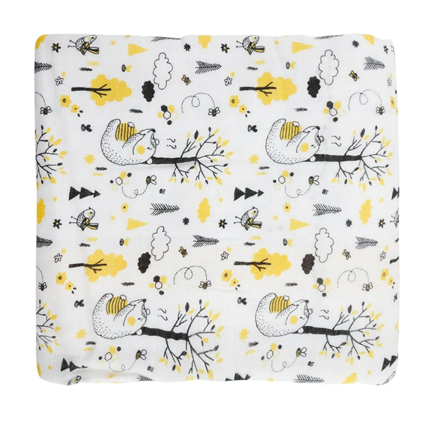 Into The Wild Yellow Bamboo Blanket