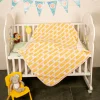 Jellyfish Yellow XL Muslin Blanket