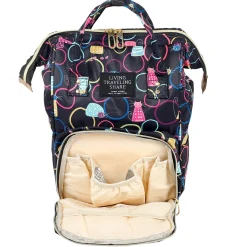 Kitty Black Diaper Bag