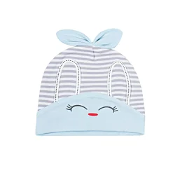 Kitty Blue, Beige 2 Pk Caps