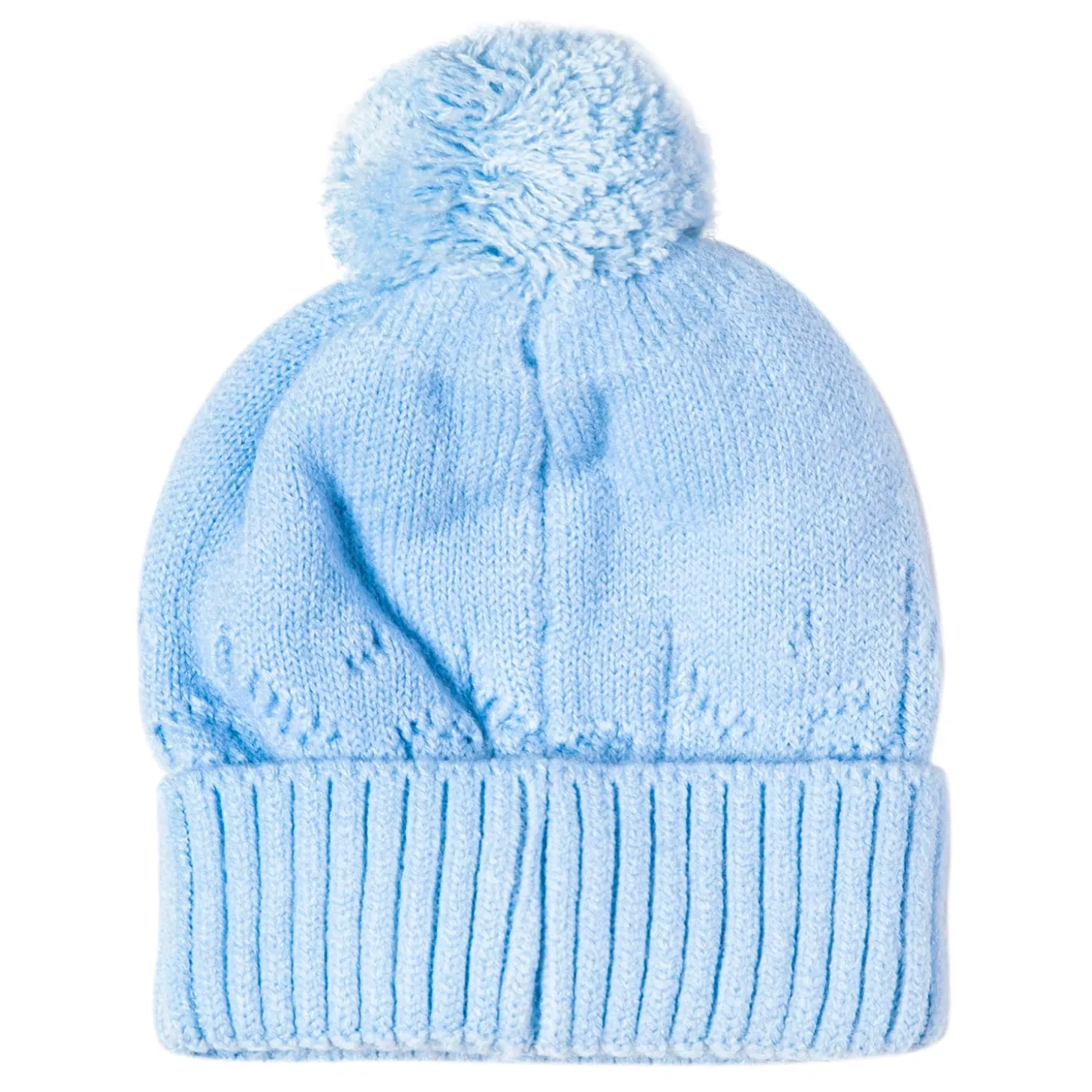 Knit Woollen Cap Honey Bee Blue