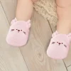 Knitted Pink Casual Booties