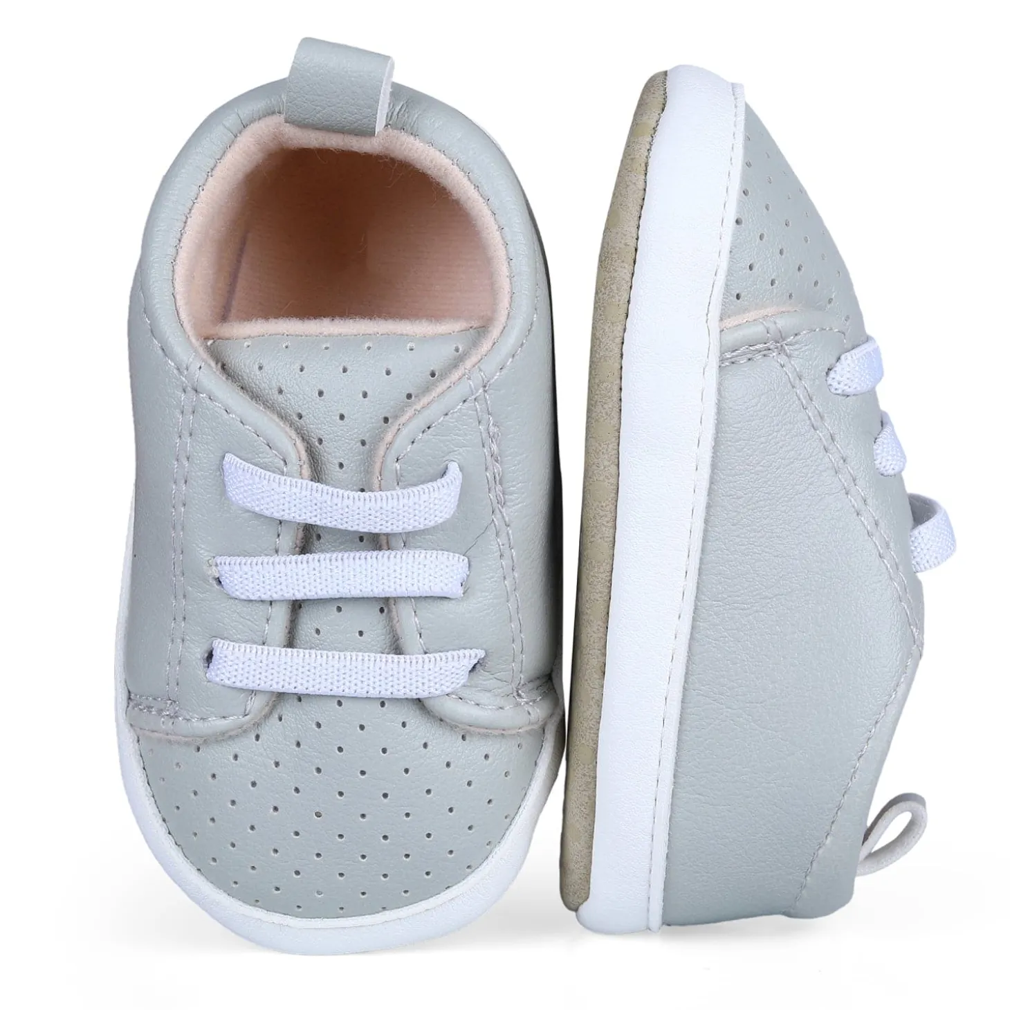 Lace-Up Comfortable And Breathable Anti-Slip Sneaker Shoes - Grey