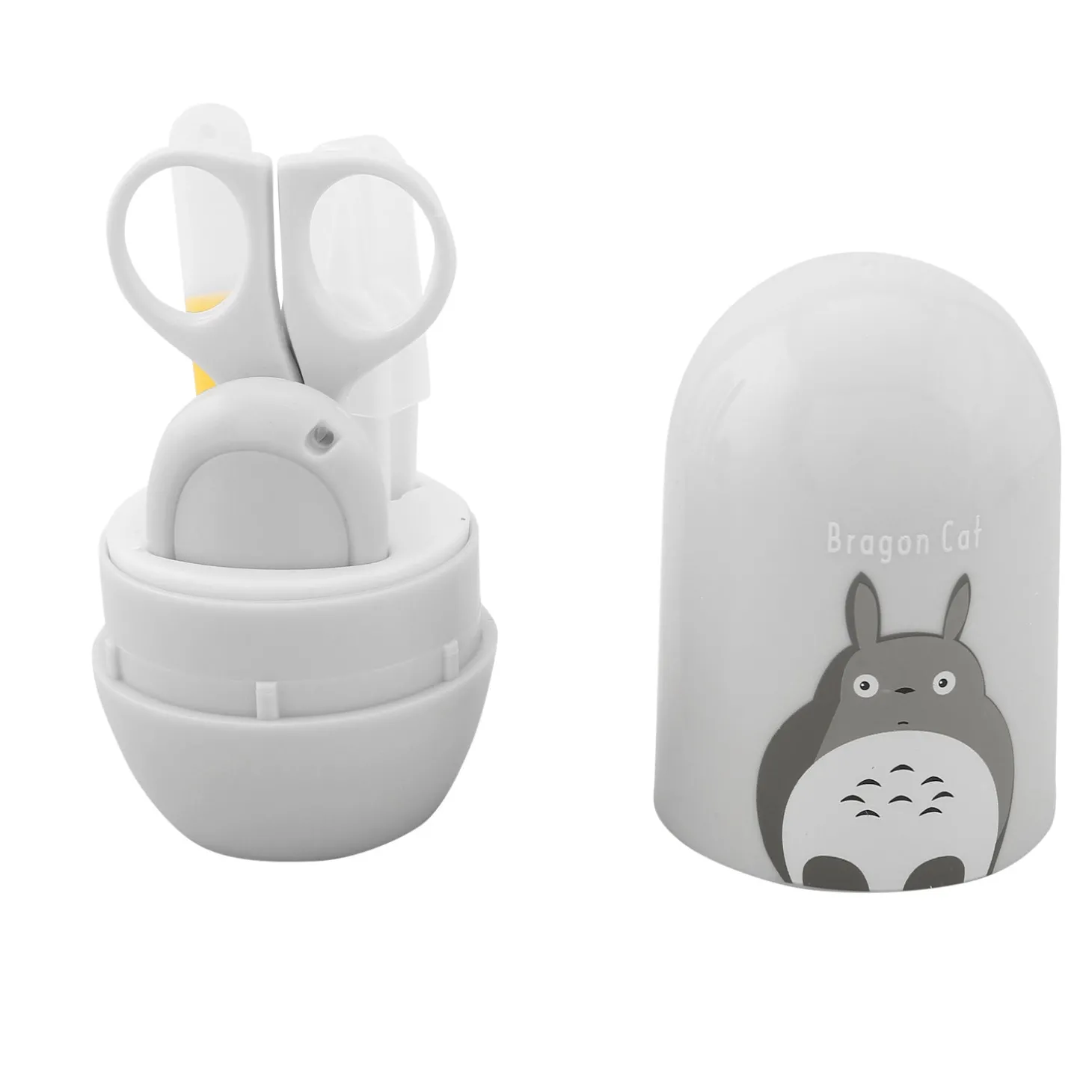 Lazy Cat Grey Nail Clipper Set
