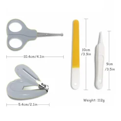 Lazy Cat Grey Nail Clipper Set