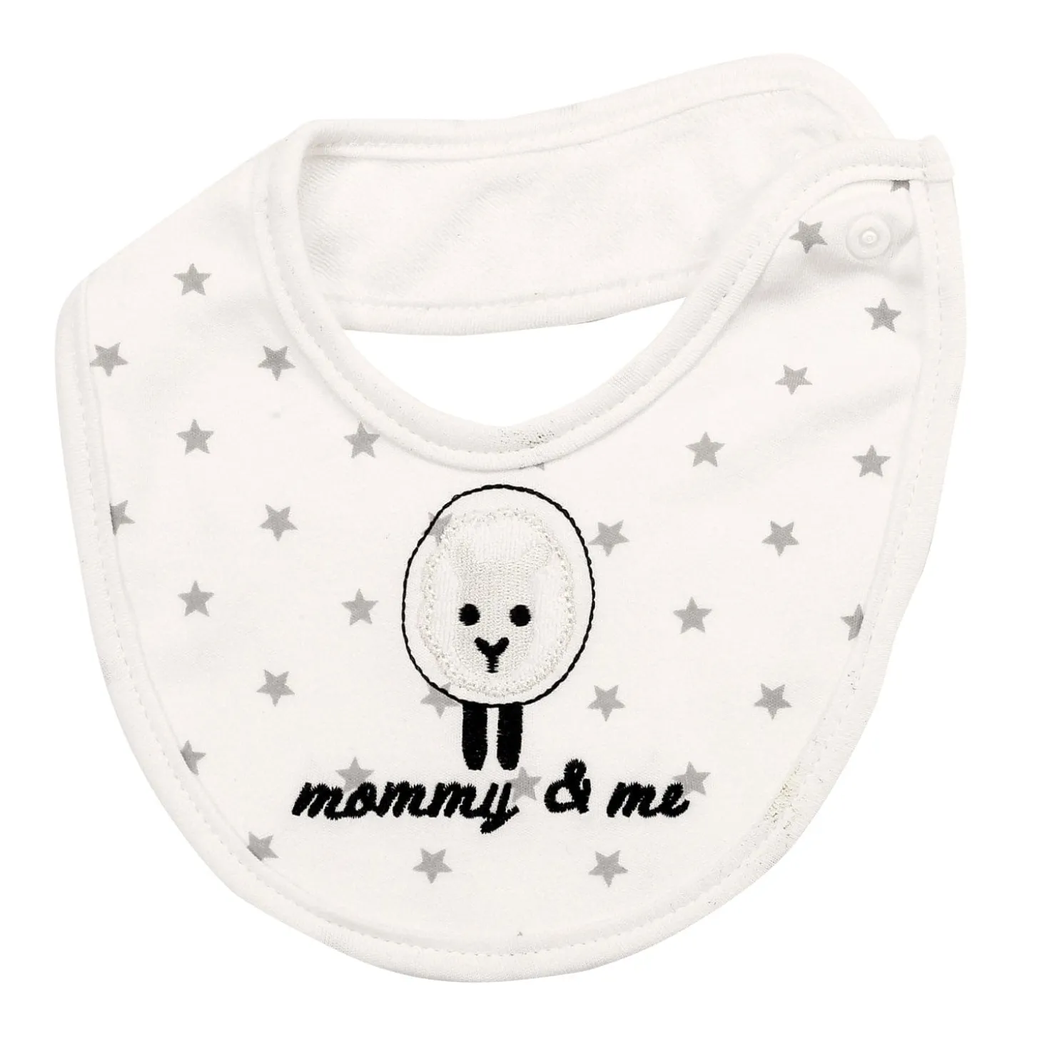 Lion And Panda Baby Black And White 3 Pk Bibs