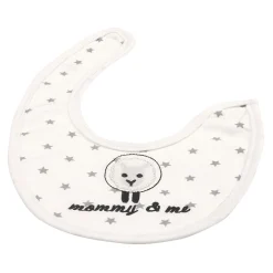 Lion And Panda Baby Black And White 3 Pk Bibs